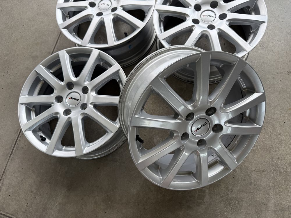 4бр. КАТО НОВИ 16” Джанти 5х112 “AUTEC” -VW/AUDI/VAG- 6,5Jx16- ET46