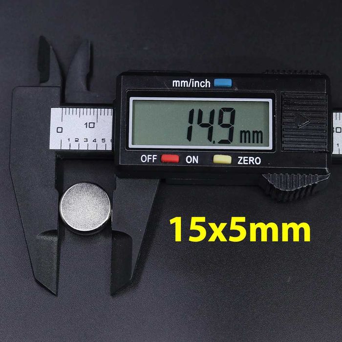 15x5mm неодимов МАГНИТ N52, magnit neodimov, магнити