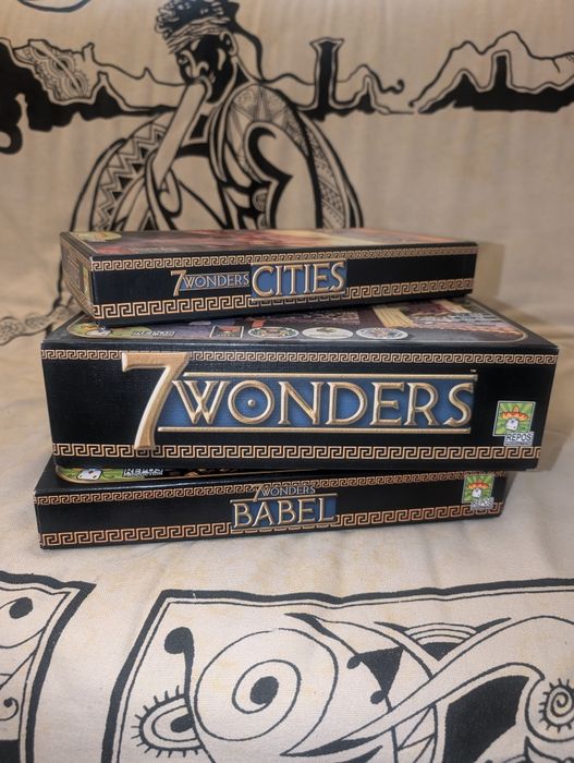 Colecție boardgame 7 WONDERS + Cities, Leaders, Babel
