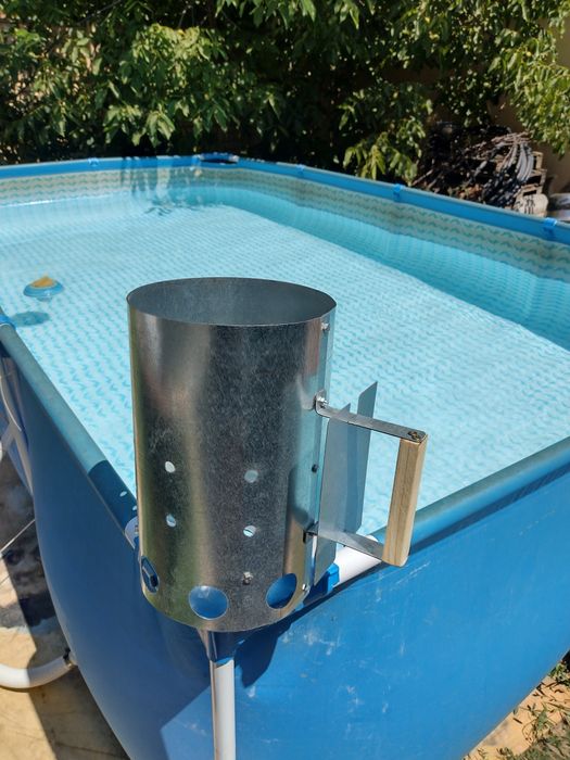 Accelerator pentru grătar. Aprinzător de cărbuni supradimensionat