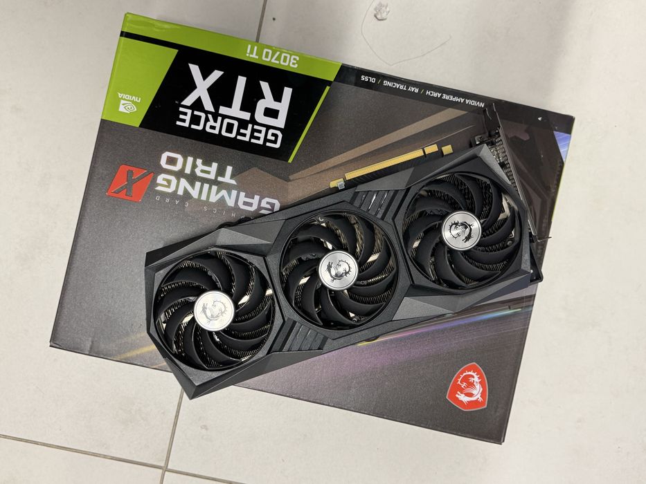 Placa video MSI Geforce RTX 3070Ti 8GB Gaming X TRIO