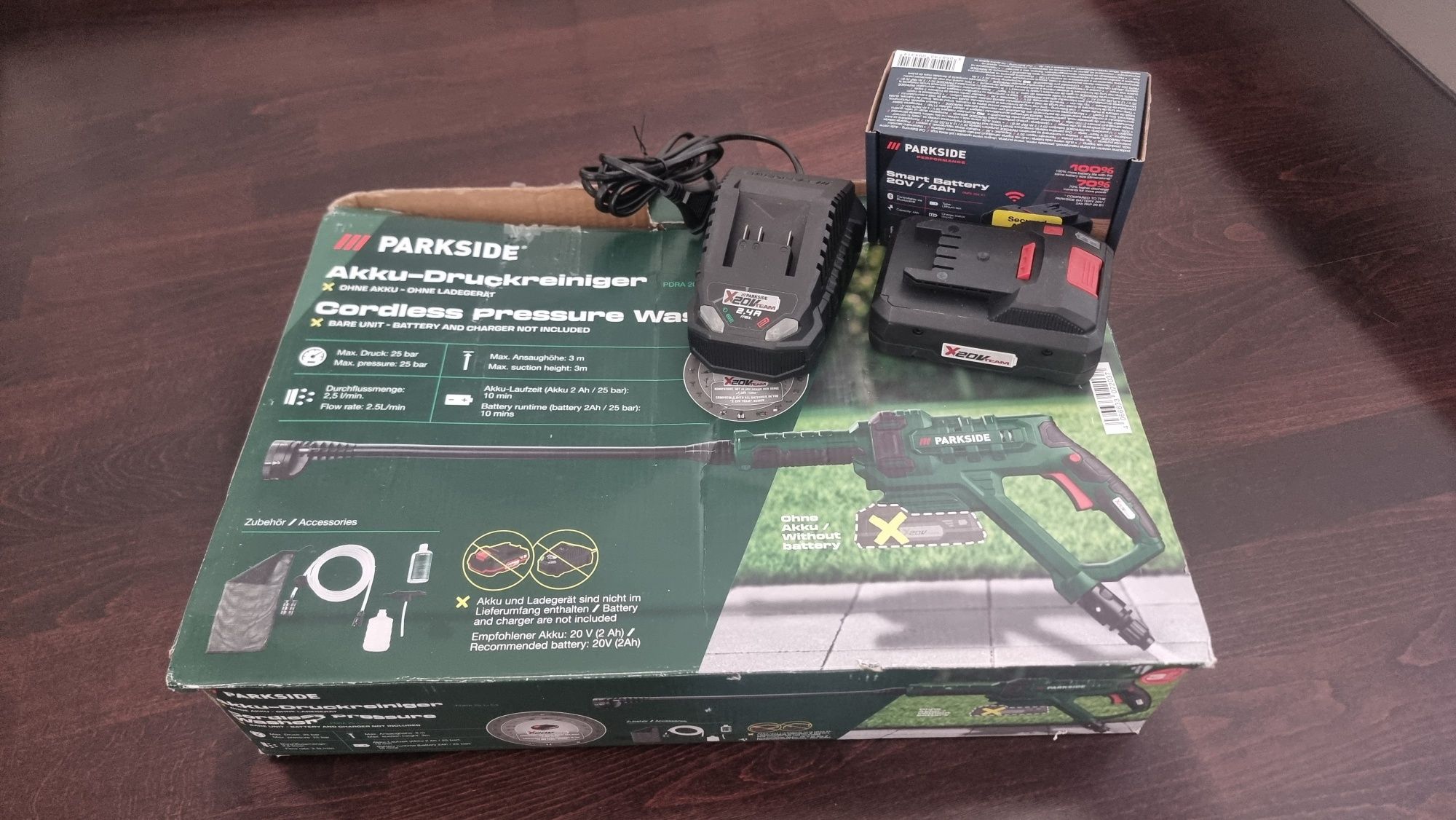 Продавам Акумулаторна Водоструйка Parkside
