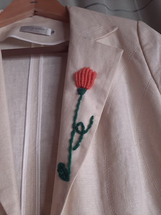 Sacou vară, purtat o dată.