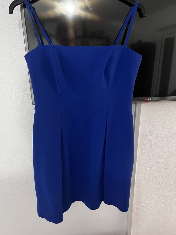 Rochie de seara albastra cu bolerou
