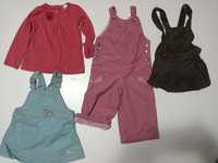 Set salopetă, sarafan, bluza, Zara 80 (12-18 luni)