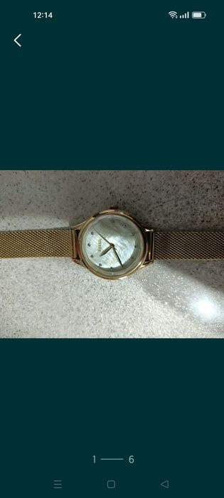 Ceas Fossil dama cu brățară aurie