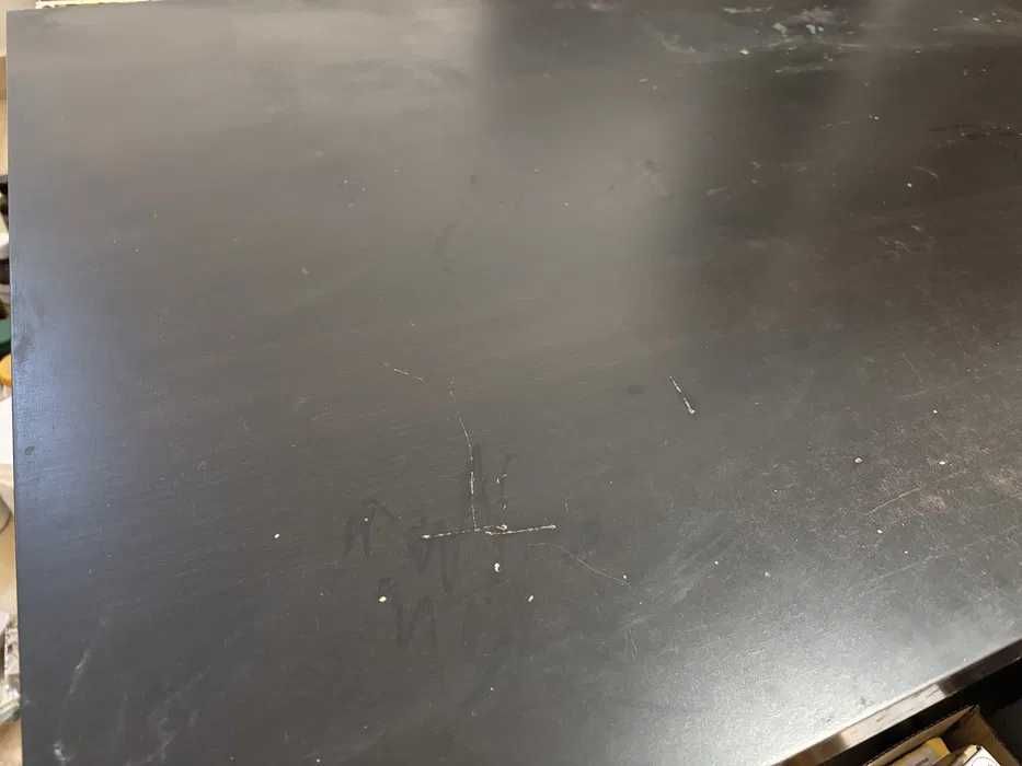 Masuta cafea IKEA, negru-maro, 118x78cm