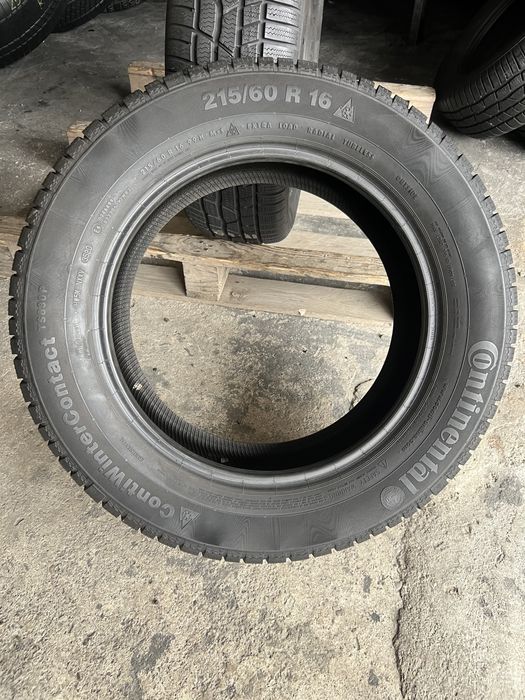 2 anvelope de iarna 215/60/16 Continental 7 mm!