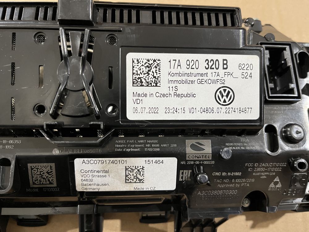 Ceas / Ceasuri bord digitale VW T-Roc