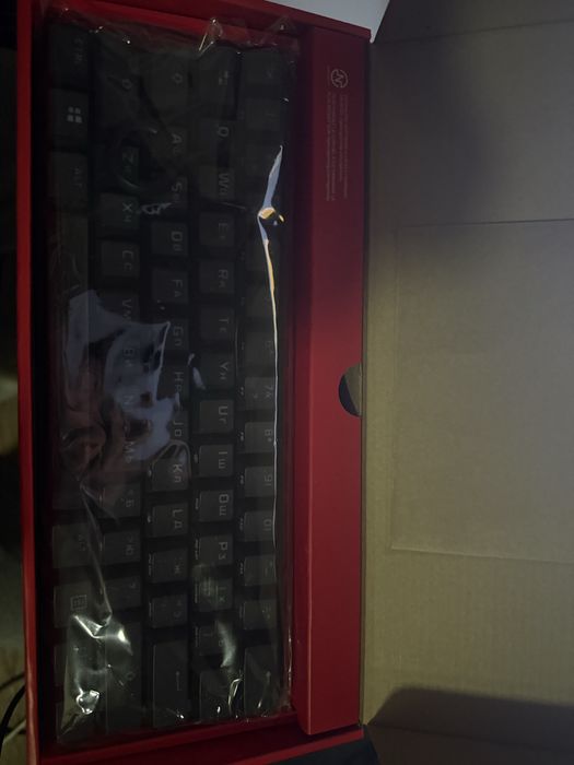 Мышь Lamzu maya и клавиатура Hyperx alloy origins 60
