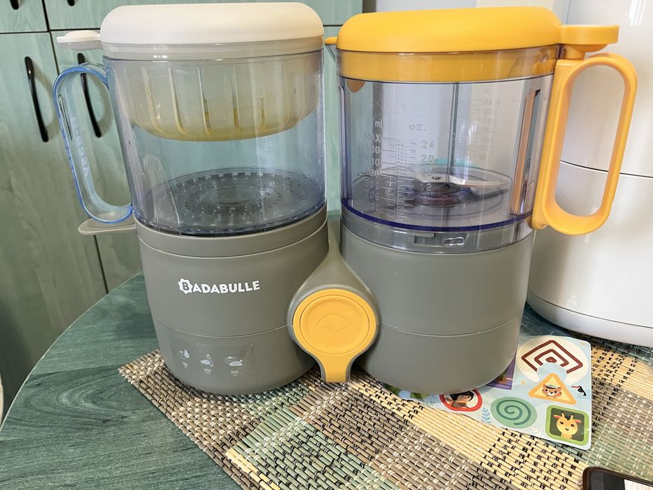 Robot pt. prepararea hranei bebelusului Badabulle-2in1(abur+blender)