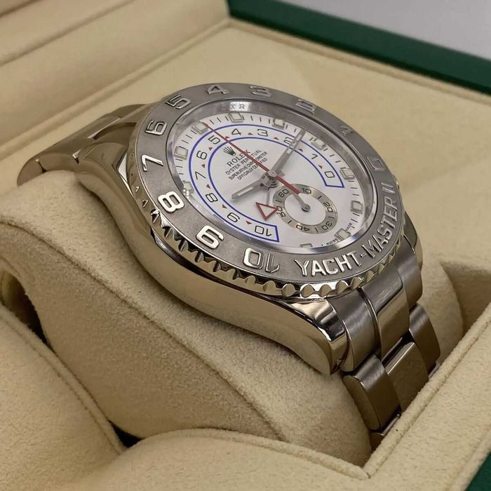 Rolex Yacht-master 2 / 44mm сребристо / сиво