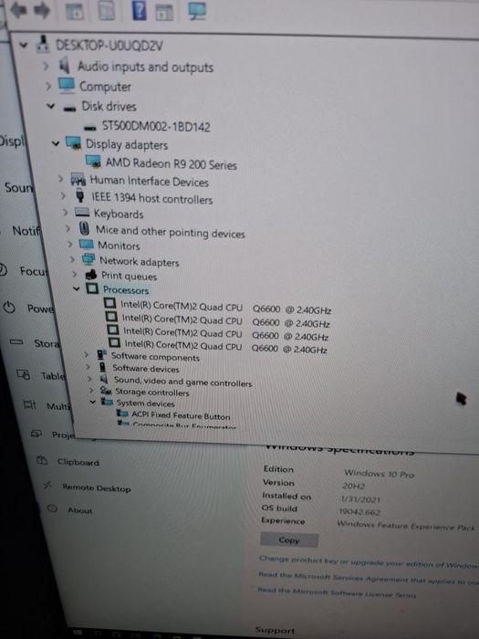 Unitate PC cu Procesor Core 2 Quad Hdd 500gb -N2-