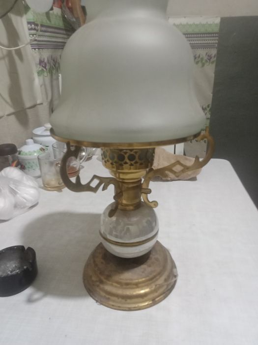 Продам, лампа латунная,