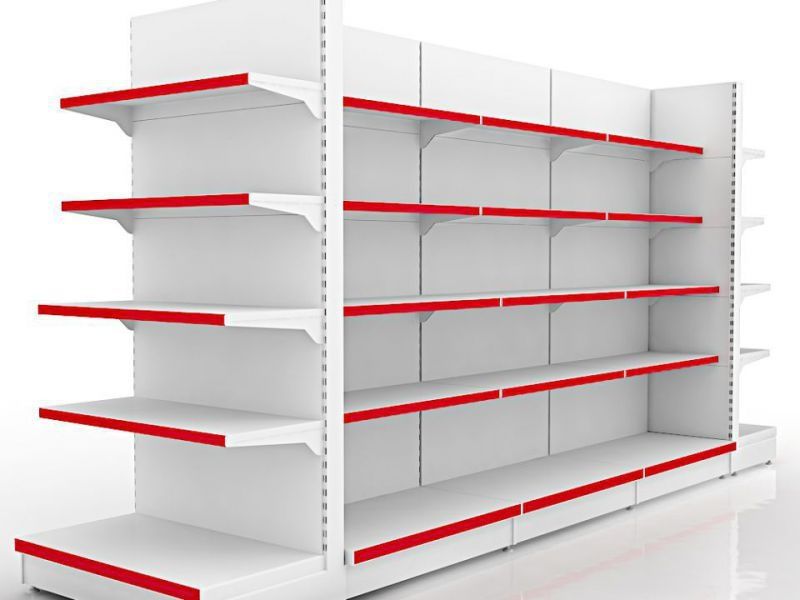 Новое торговое оборудование,полки,стеллажи, витрины, вешала, крючки