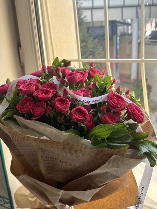 Букеты 5 штук 2 кустовые осальные как на фото