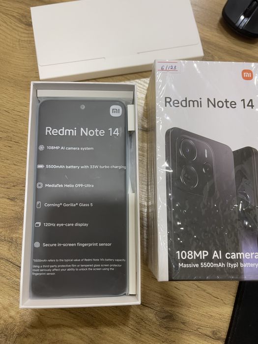 Redmi note 14, продаю новый телефон