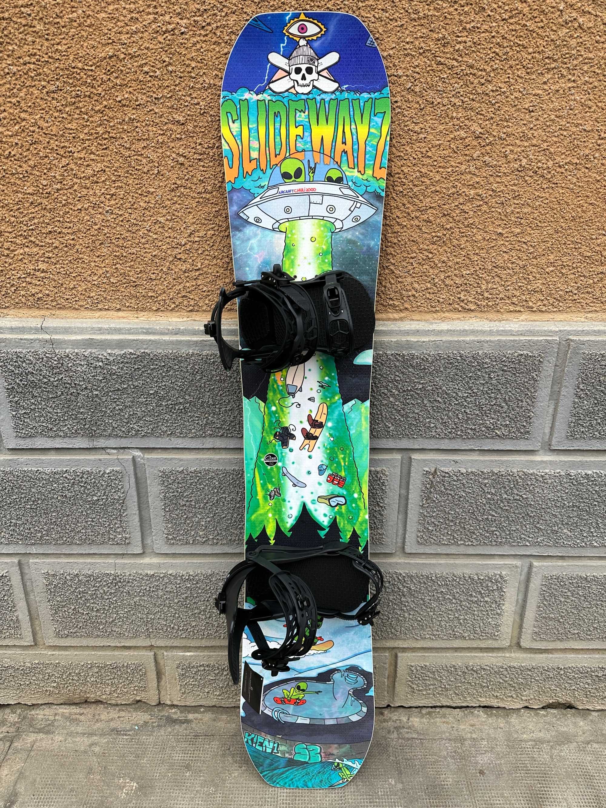 placa noua snowboard gnu L 152cm