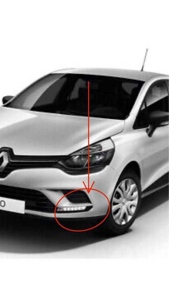Оригинална Лява LED DRL дневна светлина за Renault Clio 4