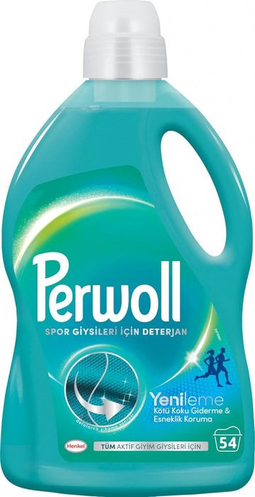 Perwoll Sport – Течен гел за цветно пране с Deo-Tech технология,