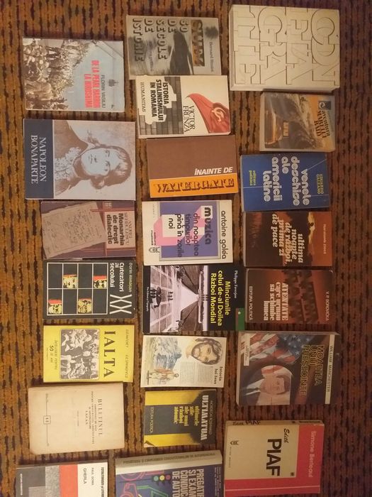 22 Carti cu tema Istorie/Razboi/Politica,Muzica/-colectie