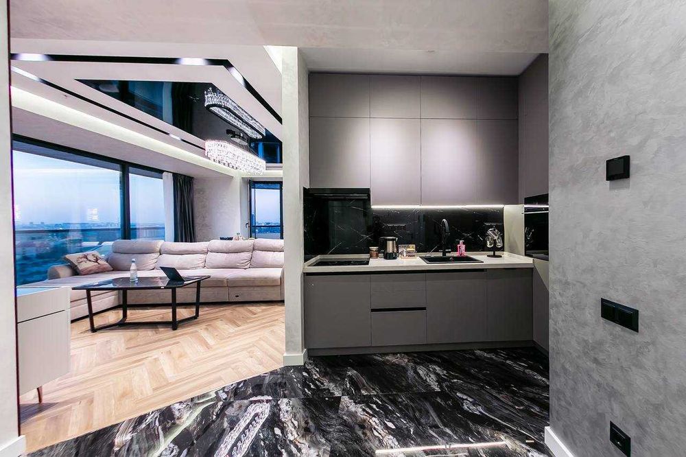 Современная квартира с панорамным видом на Tashkent City, NRG U Tower