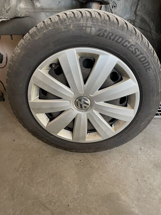 Set jante + anvelope iarna 5x112 VW Passat R16 205/55/R16