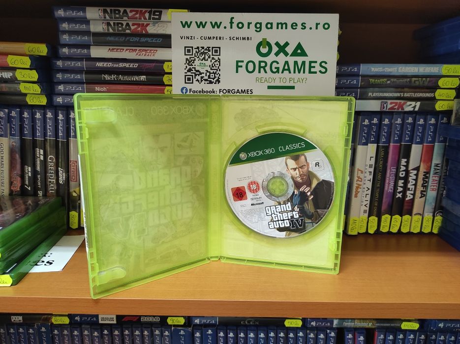 Grand Theft Auto GTA 4 IV Xbox 360 Forgames.ro