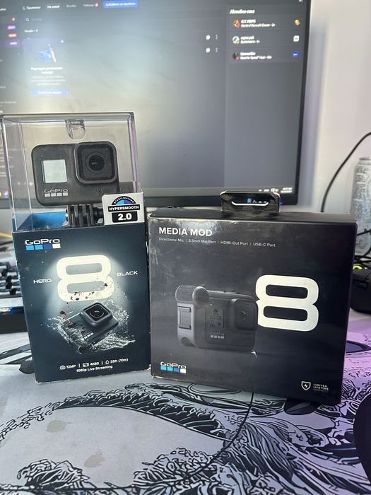 GoPro 8 Hero Black +аксесоари
