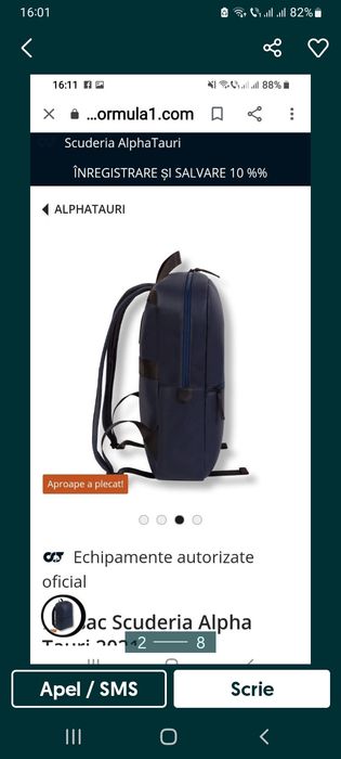 Rucsac Scuderia Alphatauri 2021