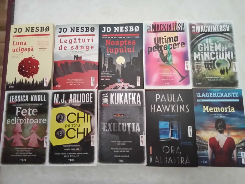 Cărți editura Trei și alte edituri, stare foarte bună, 20 lei/carte