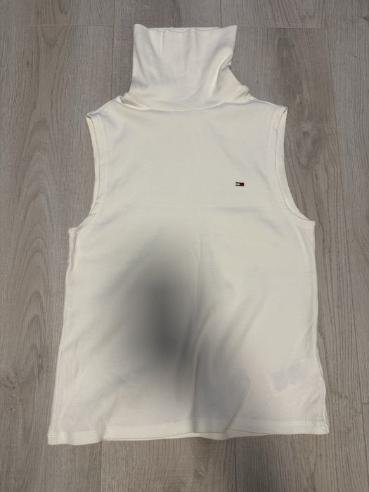 Top Alb Tommy Hilfiger