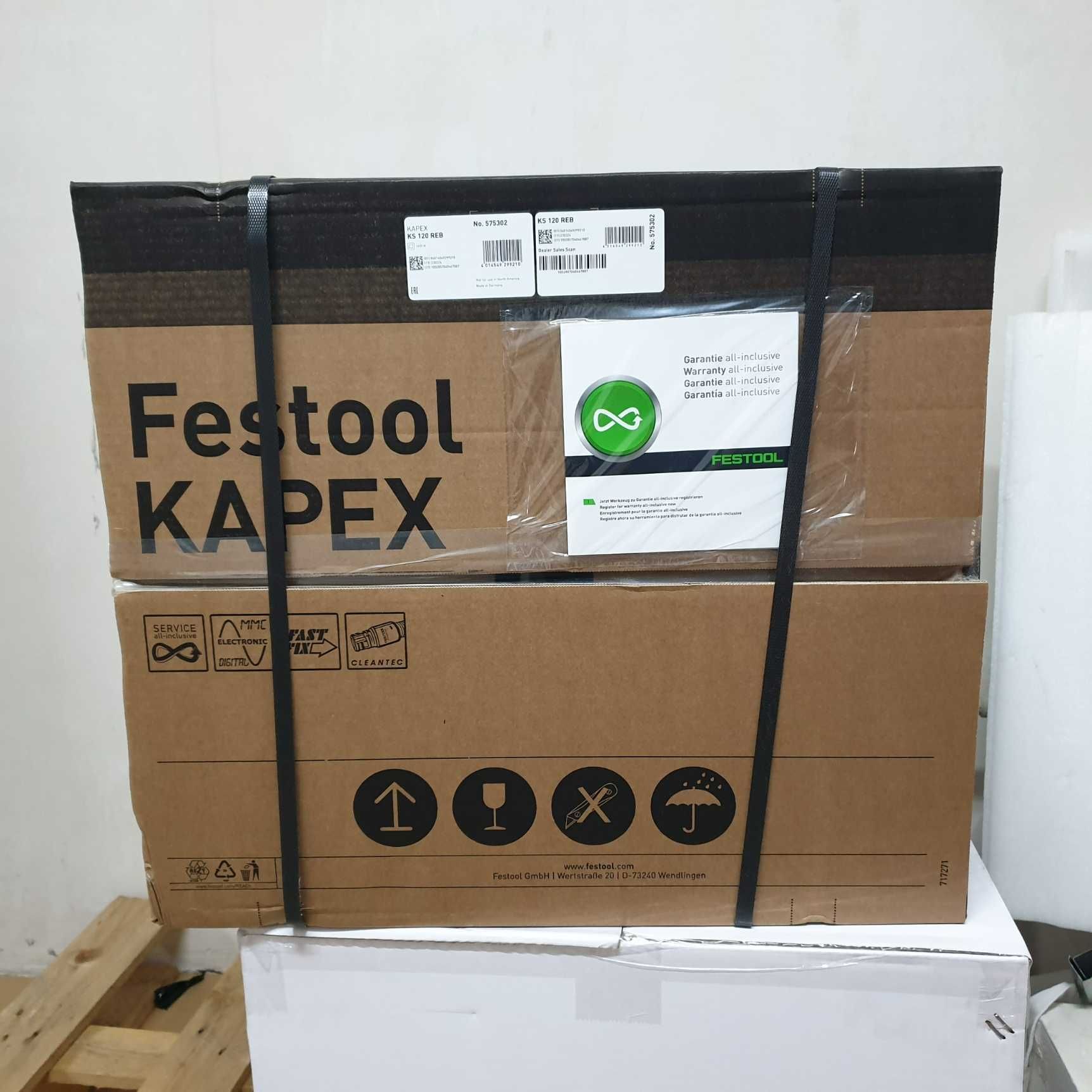 FESTOOL KS 120 Потапящ настолен циркуляр/ Пендула 260мм 1600w