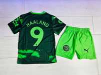 Compleu copii Manchester city Haaland 9 green kit