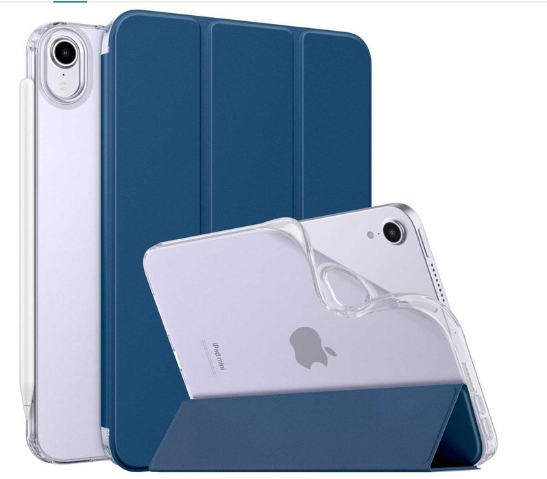 MoKo Case iPad Mini A17 Pro 2024, iPad Mini 6th Gen Case 2021 8.3 Inch