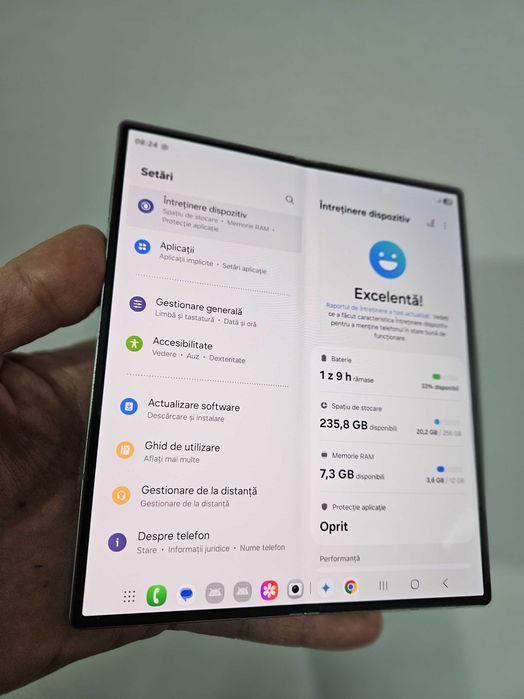 Samsung Galaxy Z fold 6 256 Gb impecabil Garantie.