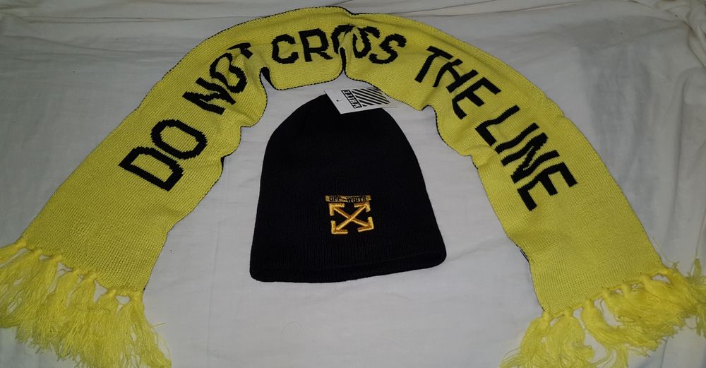 Caciula fes fular off white set