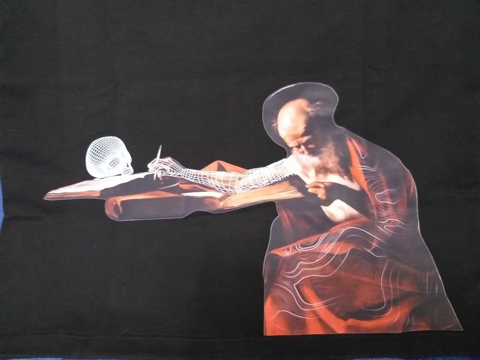 Unic! Tricou original HAMZA model Kara barbati negru mar. M(nou-cutie)