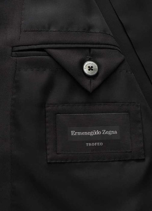 Sacou blazer slim 52 XL 54 XXL de lux Ermenegildo Zegna lana Traveller