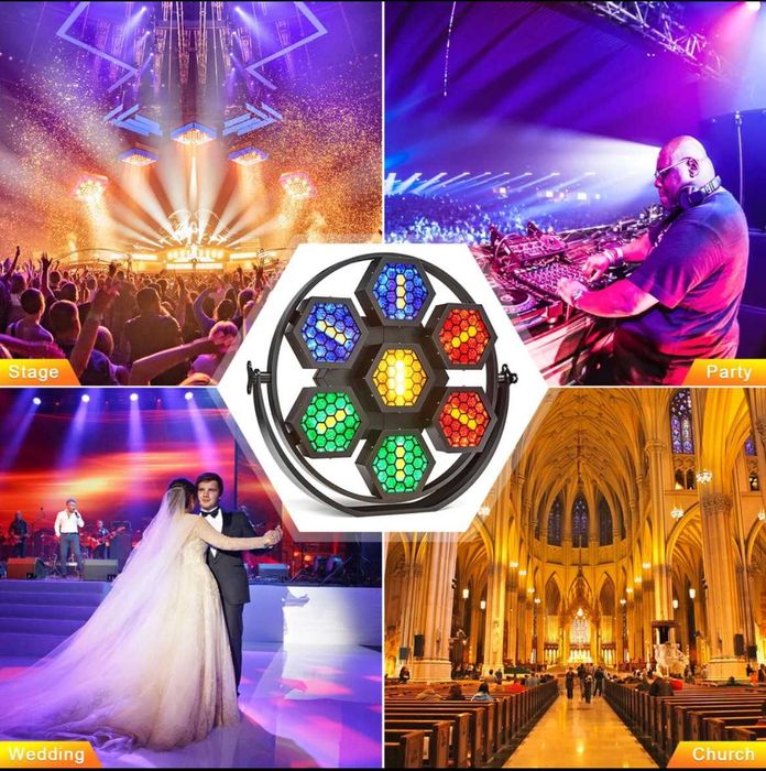 PROMOTIE!!! FOS Vintage 7 Retro 7x50 Led ca Beam 7R 230 Wash