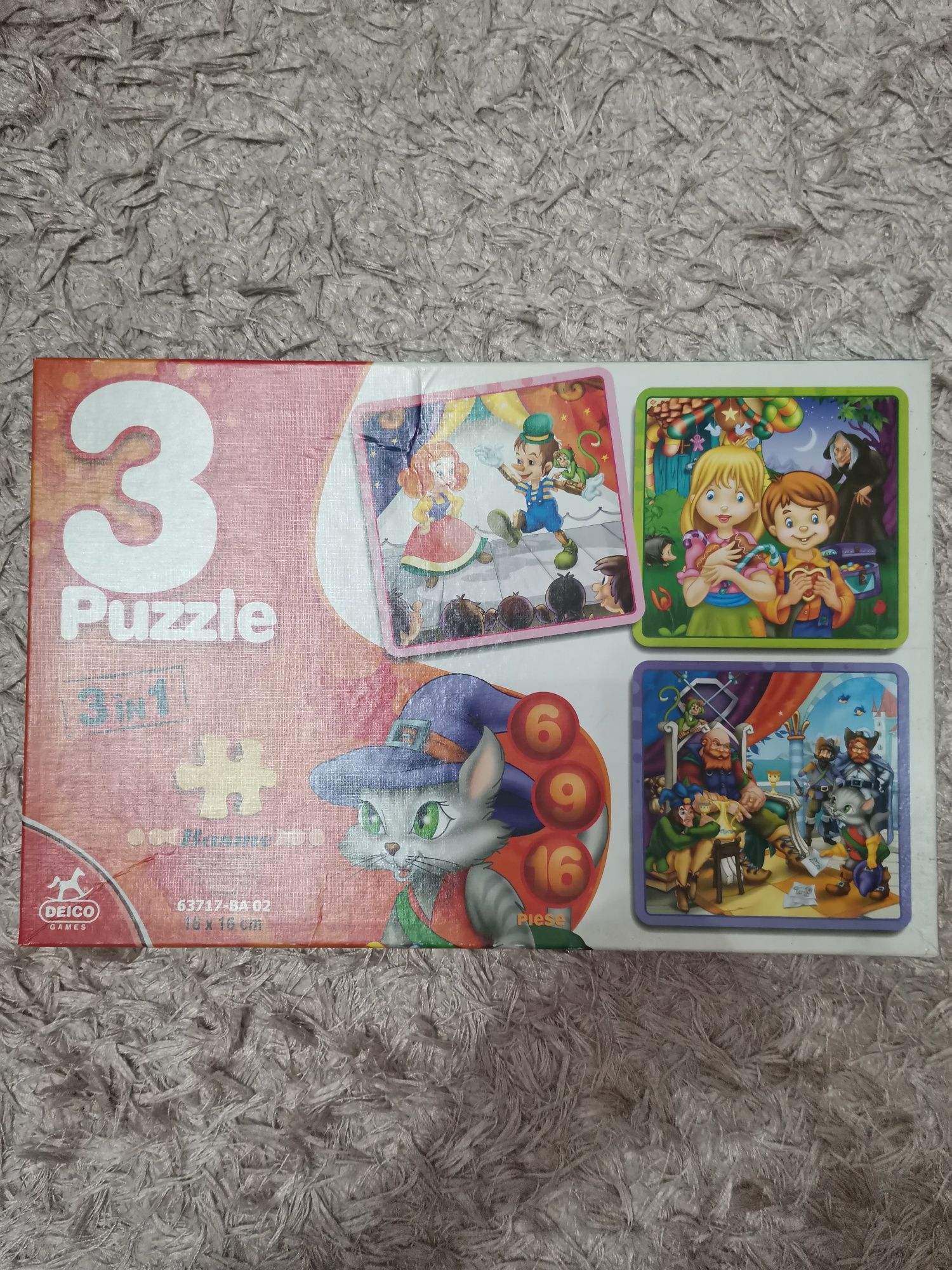 Puzzle in stare perfecta 3-7 ani