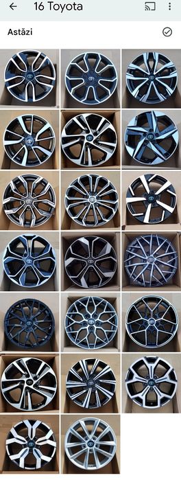 Jante 16 Toyota Corolla Yaris verso C-HR Auris Prius Avensis Rav4 Camr