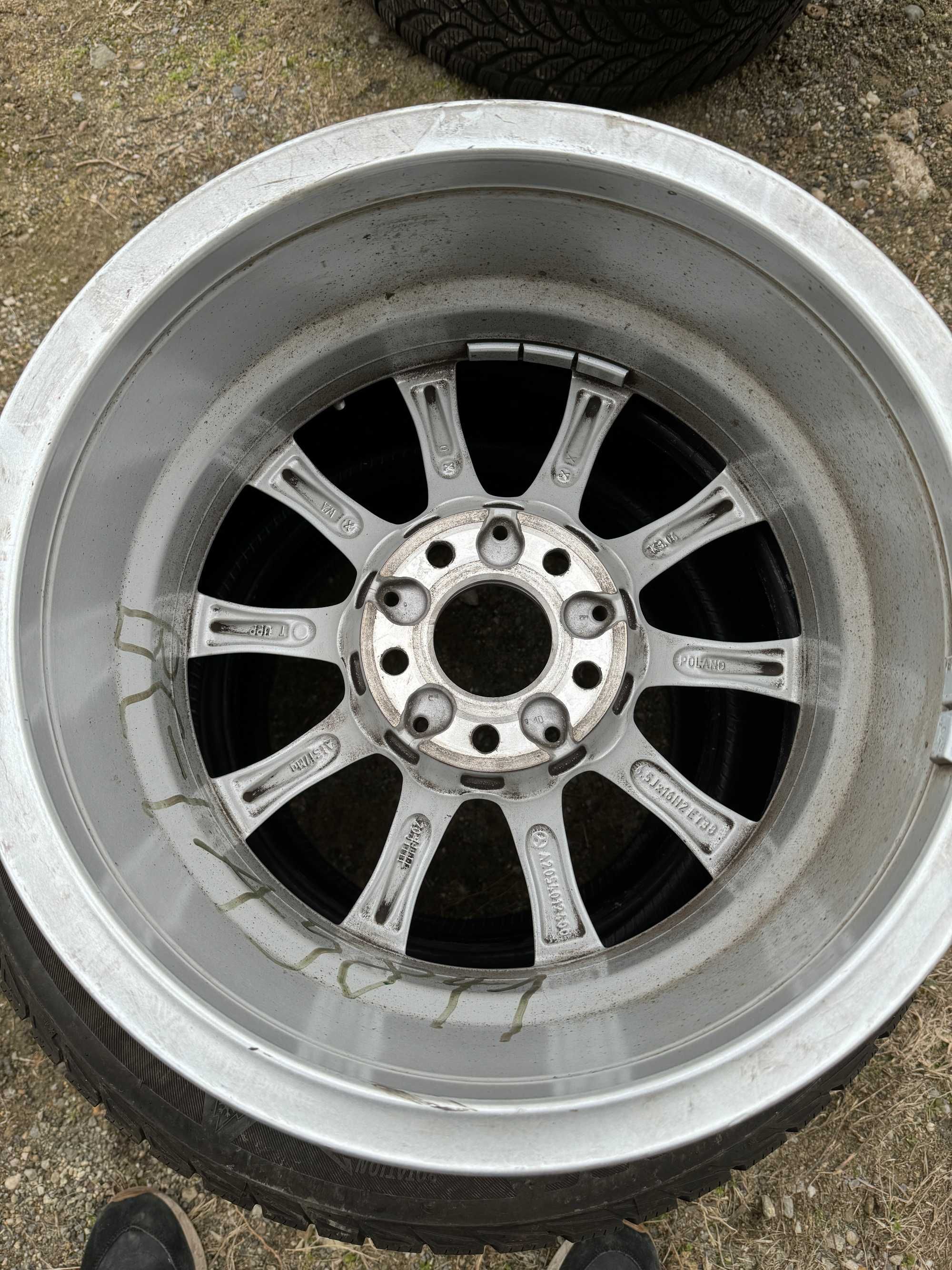 Jante aliaj Mercedes Originale R16 C class E class VAG 5x112