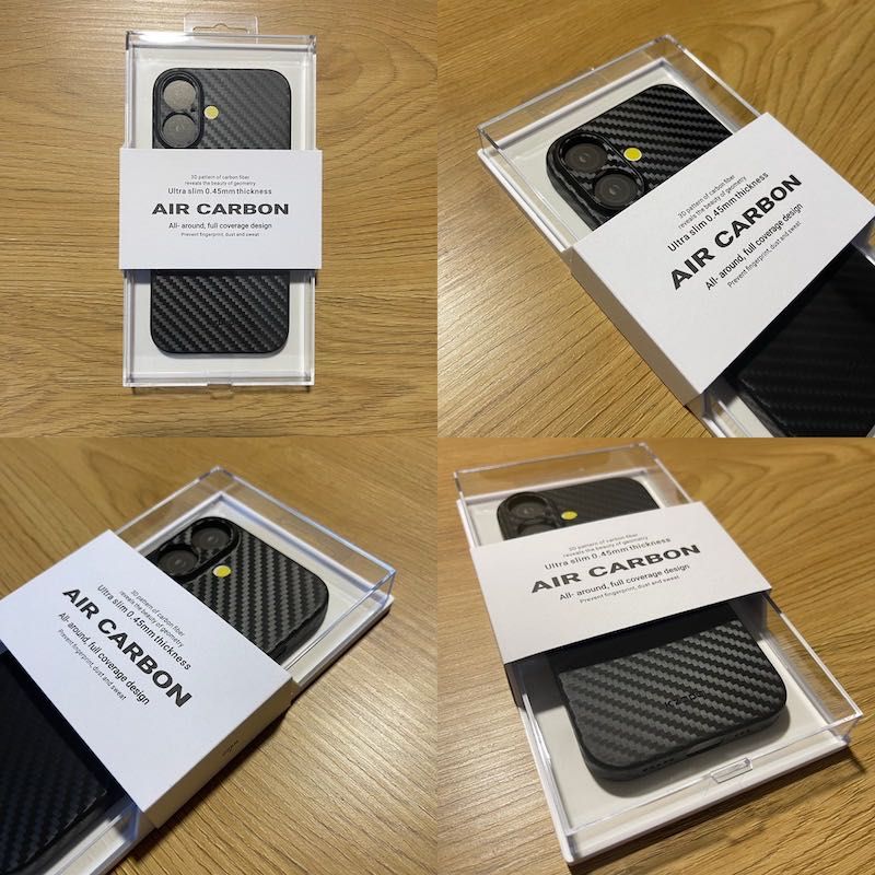 Ултра тънък карбонов кейс iPhone 16 16 Pro 16 Pro Max 16 Plus 15 Pro