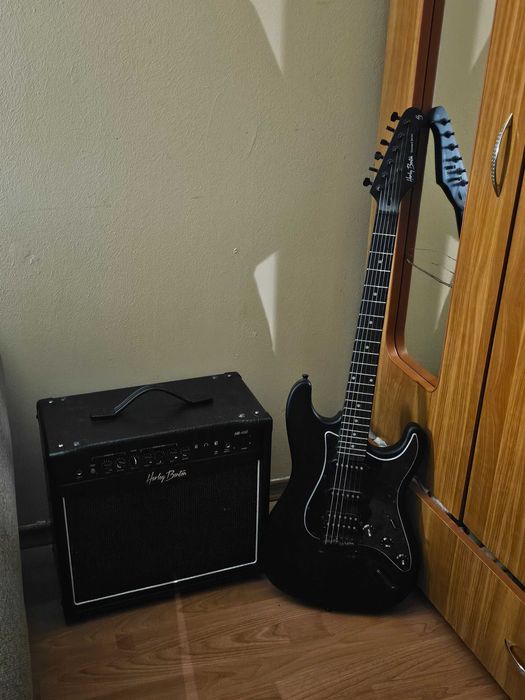 Vand chitară electrica si amplificator harley benton
