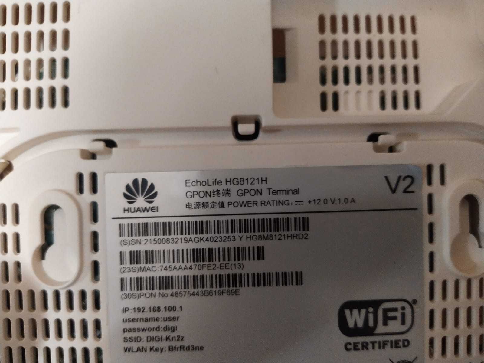 Ruter Huawei HG8121H Fibra