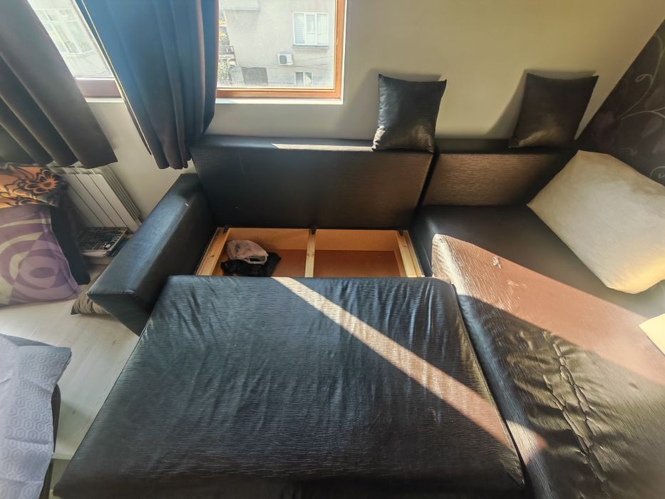 Холов ъглов диван