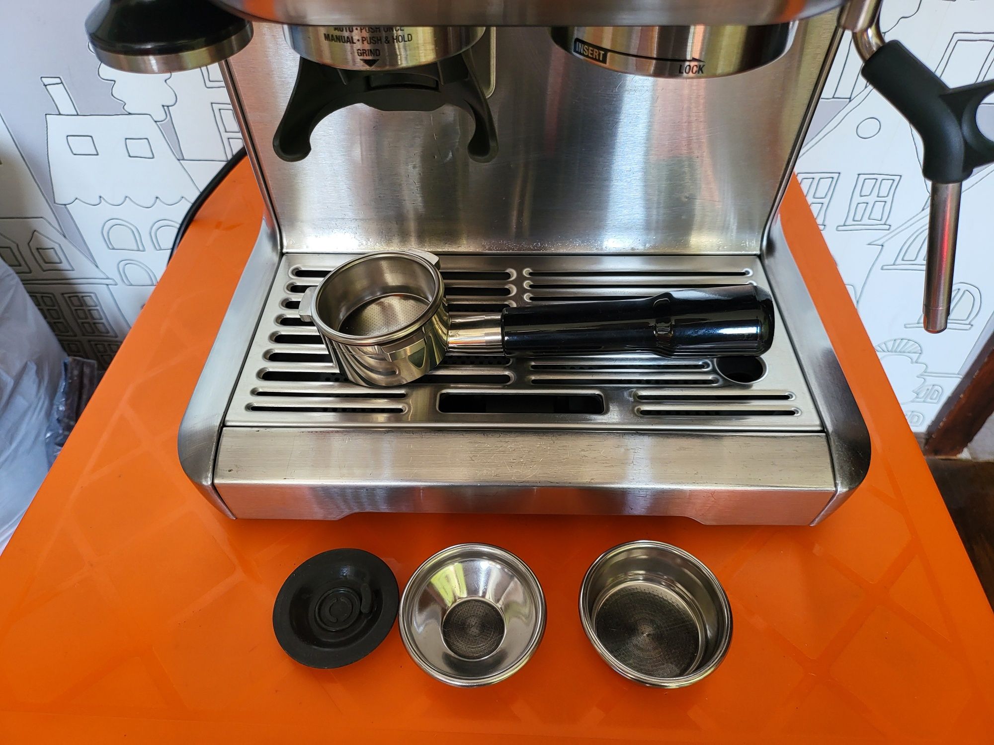 Еспресо машина SAGE Barista Express Кафемашина с кафемелачка