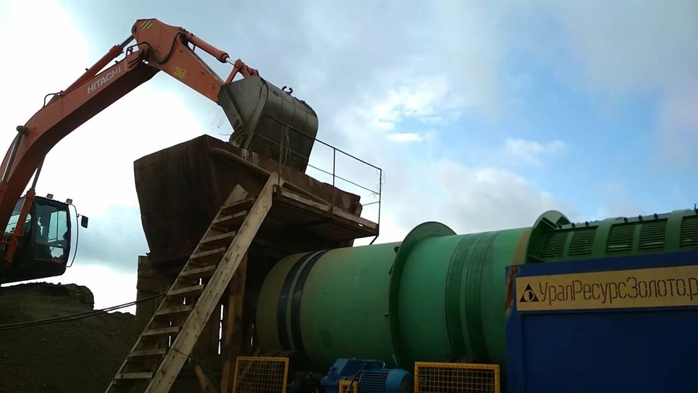 Скруббер-бутара СБ 1800 с полным комплектом оборудования для добычи