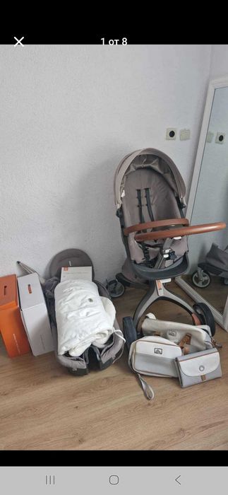 Количка Stokke ( летен и зимен кош)